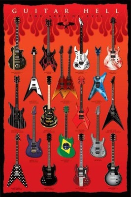 Guitar Hell (Gitary) - plakat, plakaty 61x91,5 cm