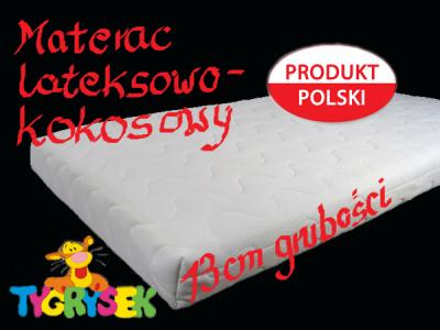 MATERAC lateks-kokos do łóżeczka 120x60 13cm GRUBY