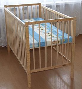 Najtaniej łóżeczka DZIECIĘCE SOSNA 120x60 POLSKIE