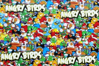 Sticker bomb Angry Birds naklejka 150x50 naklejki
