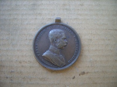 Medal Austro-węgry 1892 -oryginał.