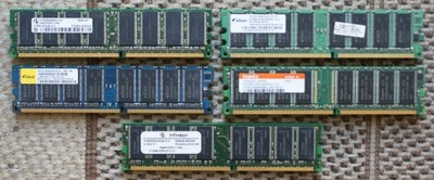 Firmowy RAM 512MB DDR PC-3200 400MHz w 1 kości gw.