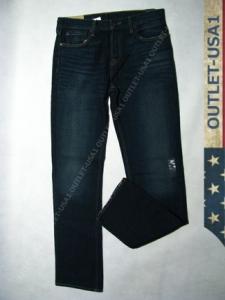HOLLISTER Spodnie Jeans CIEMNE W:32 L:34