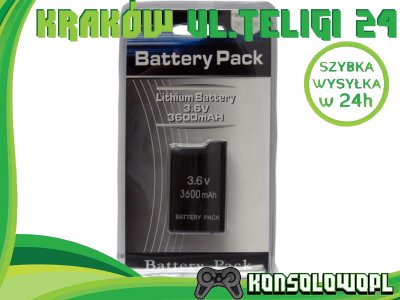 Bateria Li-On 3600mAh do PSP FAT 1000