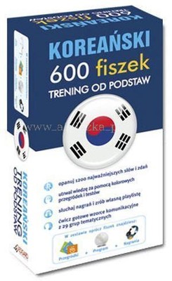 Koreański 600 fiszek Trening od podstaw NOWE