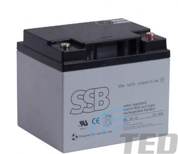Akumulator SSB SBL 40-12i - 12V 40Ah - żyw.12 lat!