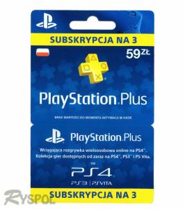 Subskrypcja PlayStation Plus 90 dni AUTOMAT 24h