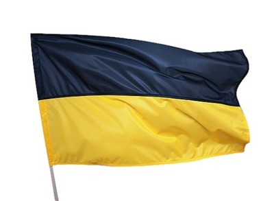 Flaga kaszubska czarno-żółta 110 x 70 cm