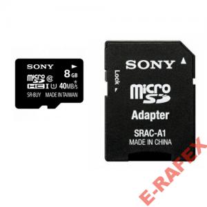 SONY microSDHC  8GB.  F-Vat