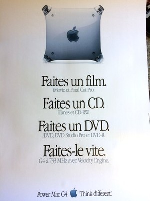 MacArcheo: Plakat Power Mac G4 francuski