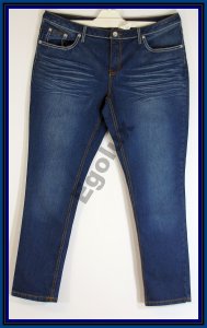 Spodnie jeans damskie stretch Bawełna R 44