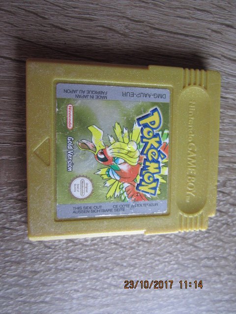 Pokemon Gold Version GameBoy UNIKAT