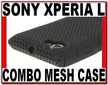 COMBO MESH CASE - ETUI DO SONY XPERIA L + FOLIA