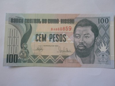 Gwinea-Bissau 100 pesos 1990 UNC