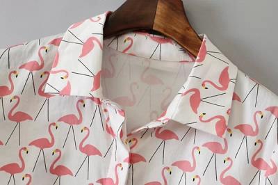 Koszula we flamingi - L - NOWA - 5319448568 - oficjalne archiwum Allegro