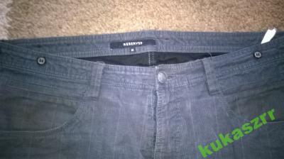 Spodnie Reserved szare w drobną kratę rozmiar XL