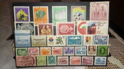 Wegry-4 stare znaczki