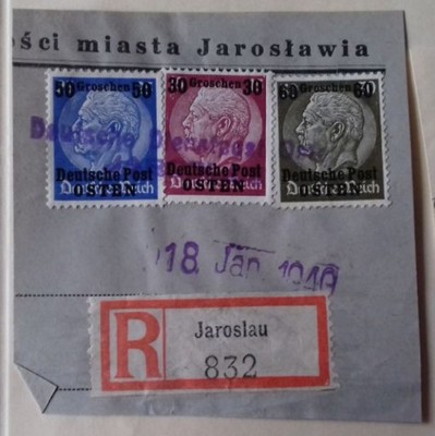 Deutsche Post OSTEN - 1940 - Jaroslau / Jarosław