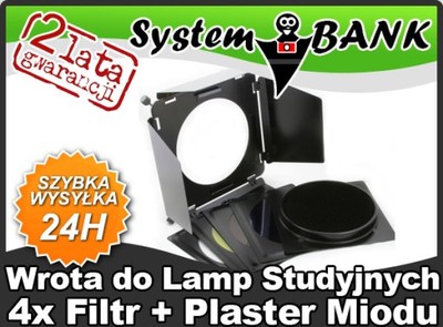 WROTA do LAMP Studyjnych 4 Filtry + Plaster Miodu