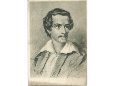 Pocztówka Juliusz Słowacki portret