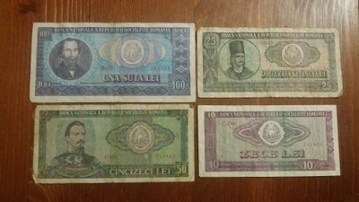 Rumunia banknoty z 1966