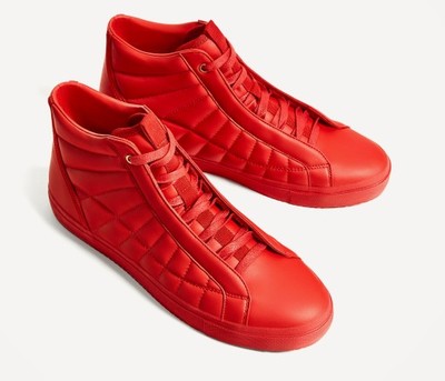 ZARA męskie buty sportowe czerwone wysokie 45 - 6873928526 - oficjalne  archiwum Allegro