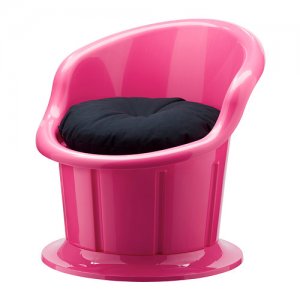 fotel popptorp IKEA - używany, różowy - 6211535374 - oficjalne archiwum  Allegro