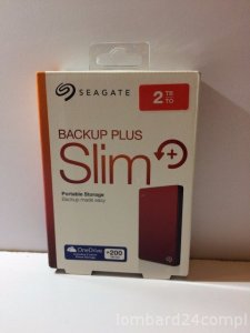 Dysk SEAGATE Backup Plus Slim 2TB USB 3.0 Czerwony