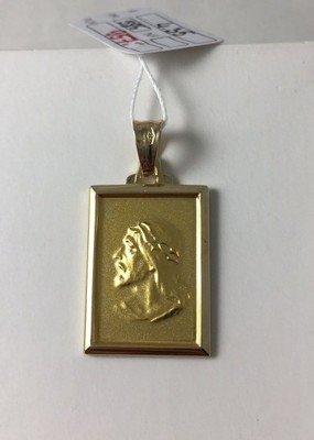 Złoty Medalik Główka PANA JEZUSA 585 4,35g GRAWER!