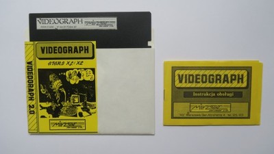 Atari XL / XE program Videograph - dyskietka