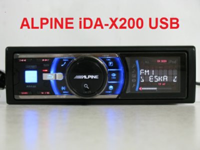RADIO ALPINE iDA-X200 USB 100 % OK STAN BDB - 6618540544 - oficjalne  archiwum Allegro