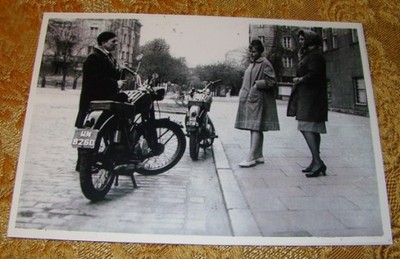 Fotografia motocykl, motor  PRL - 1