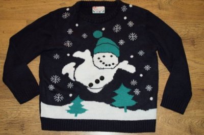 SWETEREK  sweter Świąteczny święta bałwan M 38/40