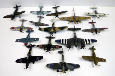 Metalowe modele samolotów ZESTAW na części - 6106108205 - oficjalne  archiwum Allegro