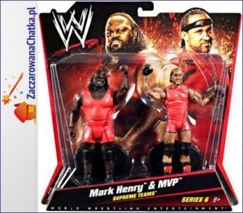 WWE Figurki Podstawowe 2-Pack Mark Henry &amp; MVP