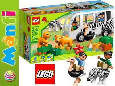 LEGO DUPLO Autobus W Zoo SAFARI 19el. 10502 - 4031478898 - oficjalne  archiwum Allegro