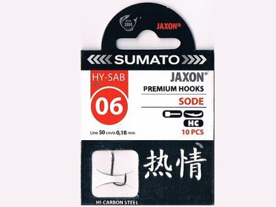 HACZYKI Jaxon SUMATO HY-SAB06 Z PRZYPONEM 0,18 mm