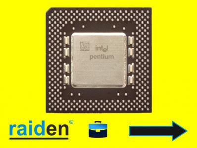 RAIDEN | Procesor INTEL Pentium MMX 200 MHz  SL27J