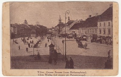 Wilno - Ulica Wielka - ok 1915