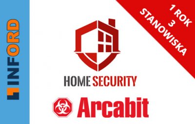 Arcabit Home Security dom,firma 3 stan. 1 rok Fav