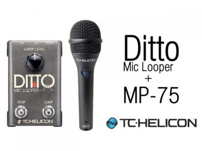 PROMO!!! TC HELICON Ditto Mic Looper + Majk MP-75