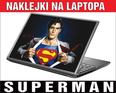Skórka  na laptopa Superman skórka na laptopa
