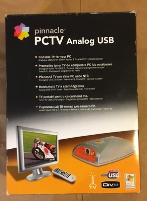 TUNER ZEWNĘTRZNY PINNACLE PCTV ANALOG USB