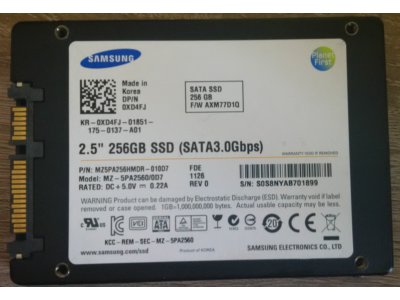 SSD Samsung PM810 2.5" 7mm 256GB - 6676203839 - oficjalne archiwum Allegro