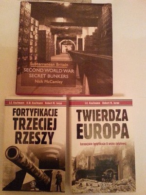 FORTYFIKACJE 2 WOJNY 3 książki Jurga Kaufmann