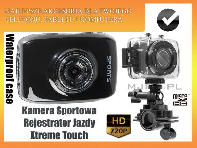 KAMERA SPORTOWA Xtreme Touch na ROWER MOTOR KASK