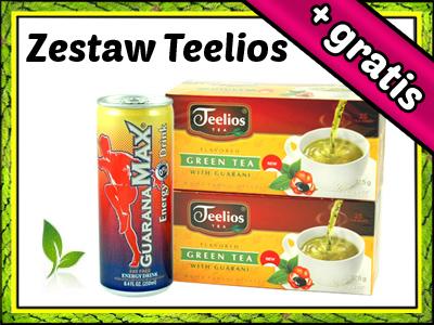 Zestaw Teelios Tea 2 Herbaty Guarana +Energy Drink
