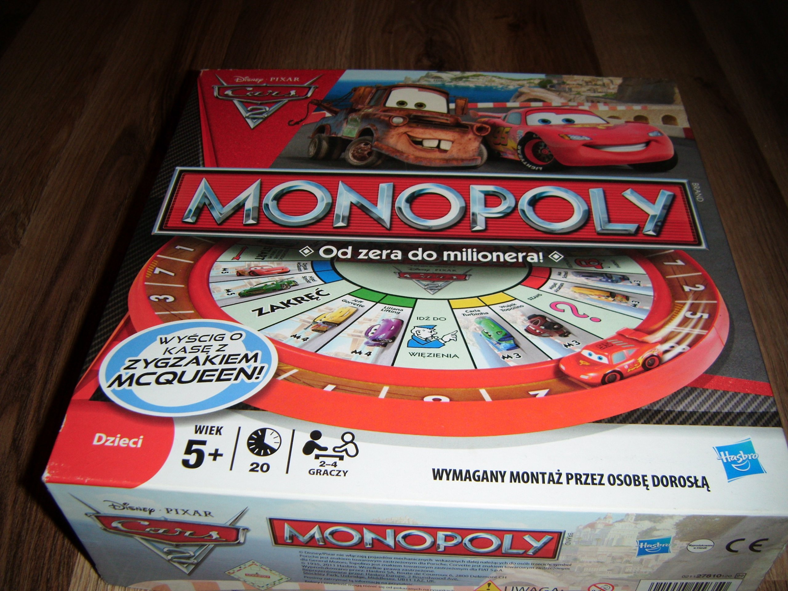 Monopoly Auta 2 Monopoly Cars 2 Gra Rodzinna 7026742330 Oficjalne Archiwum Allegro