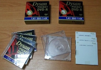 DYSAN MINI DVD-R 1.4GB GAMECUBE GRY