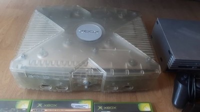 XBox Classic + zestaw gier XBox +  PlayStation 2
